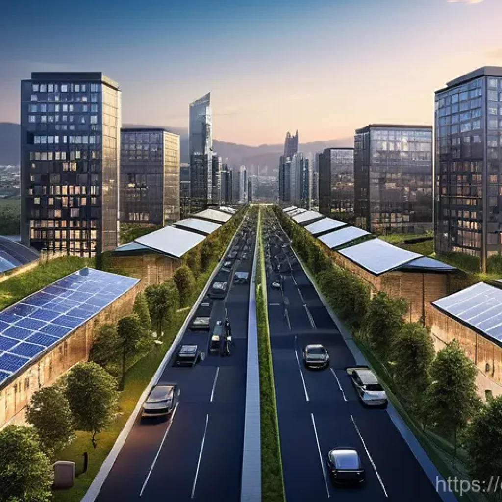 전기공사기사와 전기 설비 시공 경험 - **Prompt 1: The Resilient Smart City Grid**
    A wide-angle, futuristic shot of a bustling, eco-fri...