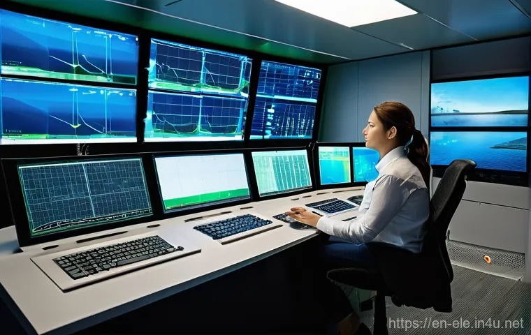 전기공사기사와 재생 가능 에너지 프로젝트 - **Prompt:** A diverse team of electrical engineers, a man and a woman in their 30s-40s, are standing...